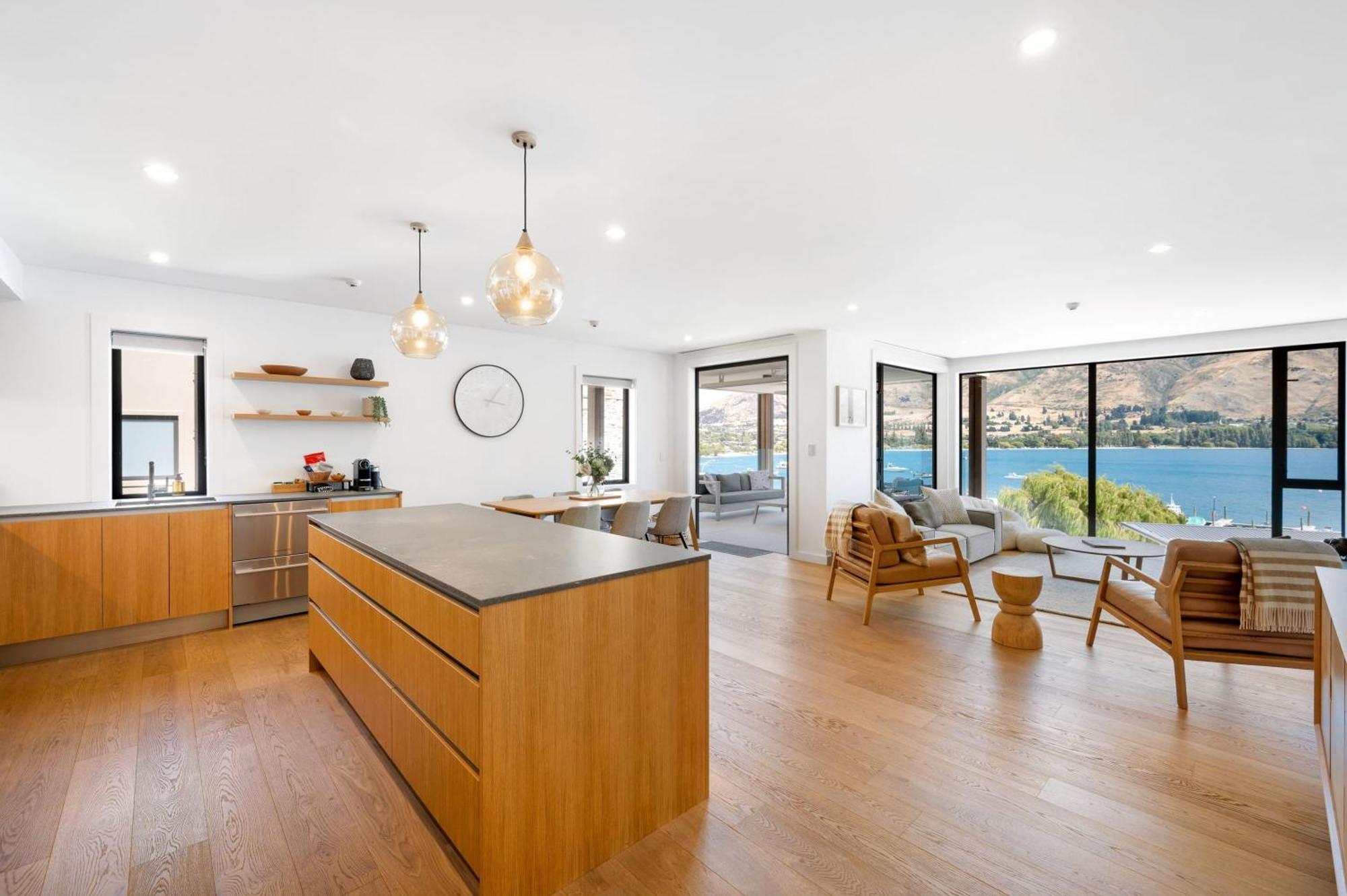Lakeside Luxury 2 Bedroom Apartment Wanaka Kültér fotó