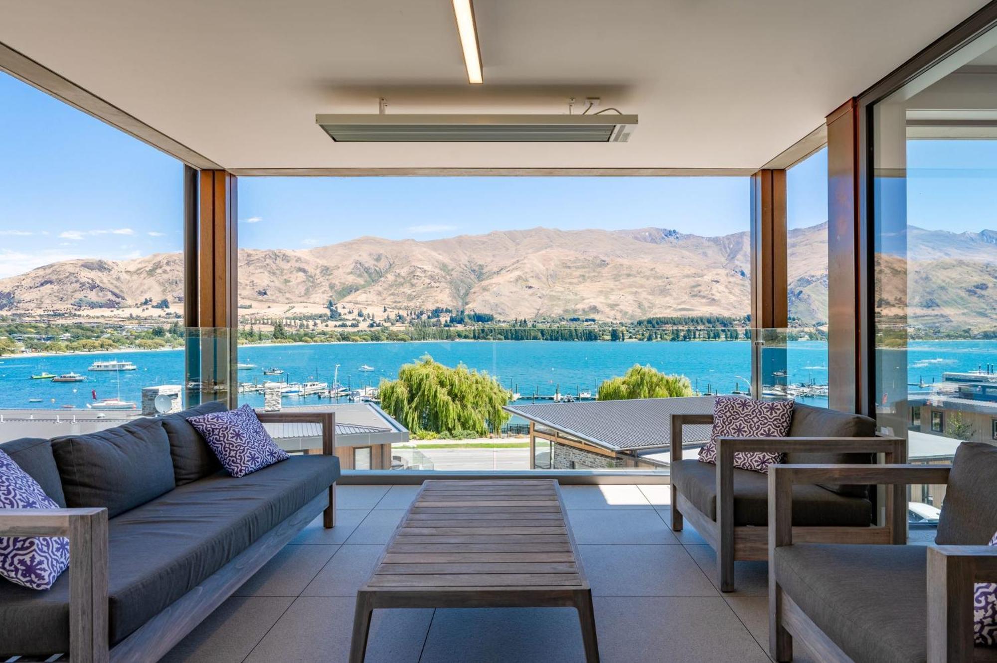 Lakeside Luxury 2 Bedroom Apartment Wanaka Kültér fotó